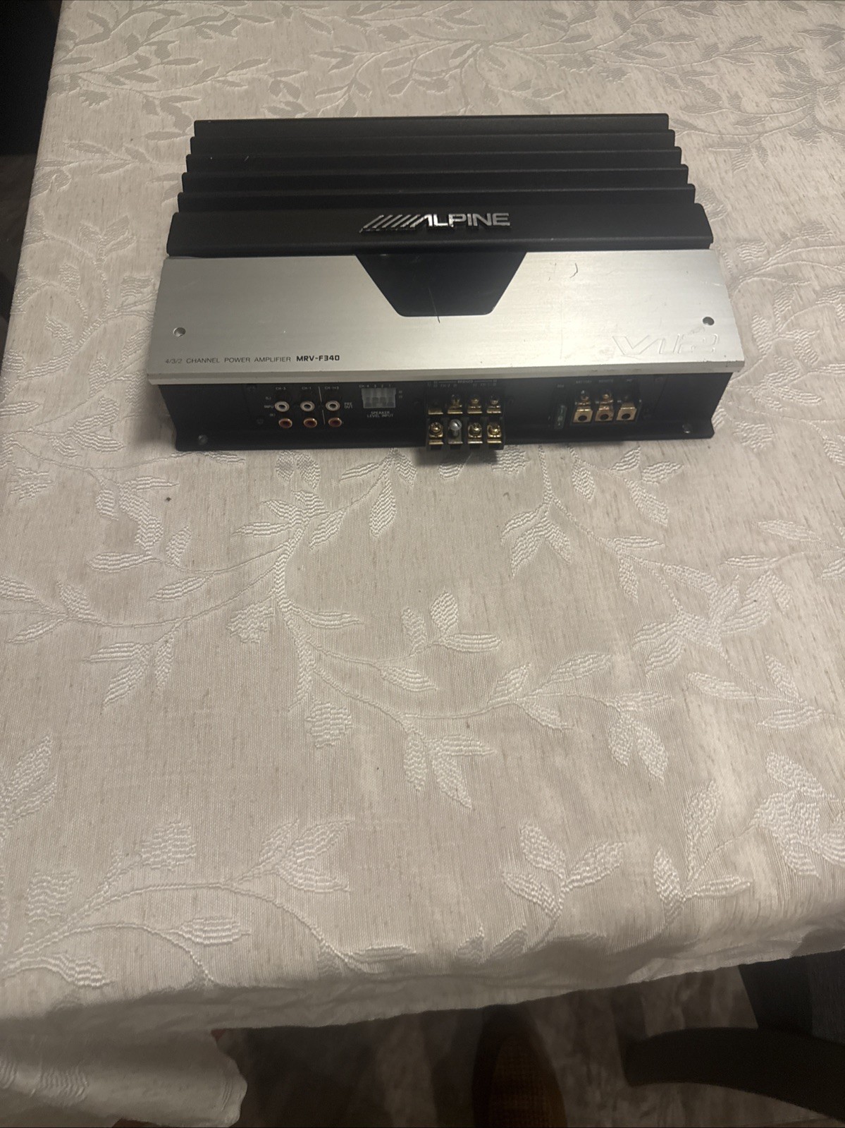 Alpine MRV-F340 4-Channel Car Amplifier Tested Working READ DESCRIPTION