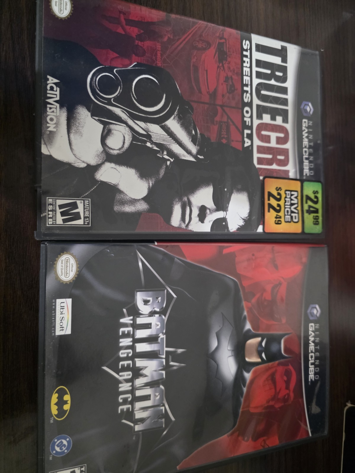Batman Vengeance w/Reg Card and True Crime streets of LA lot.
