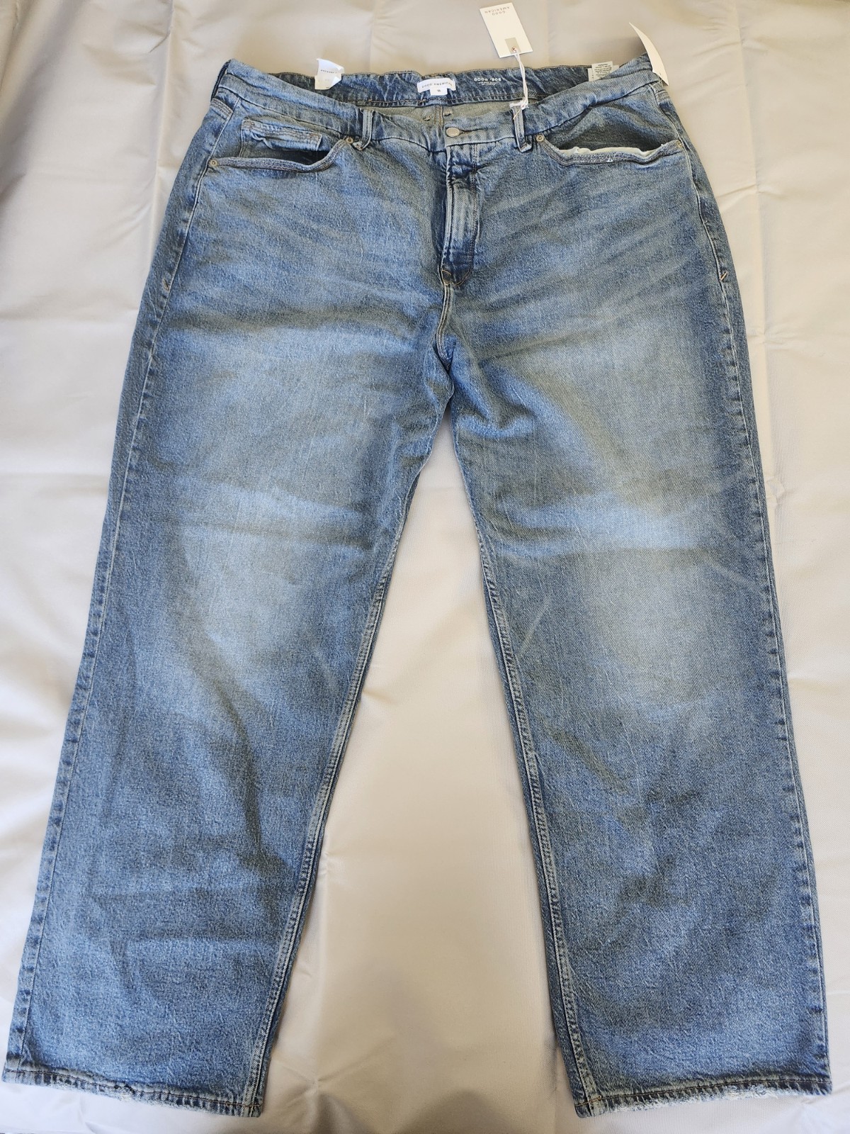 Good American Women\'s Good 90s Relaxed Jeans, Indigo, Size 18
