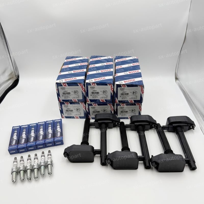 6X OEM Ignition Coil & Iridium Spark Plug for Chrysler Dodge Jeep Ram 3.6L UF807