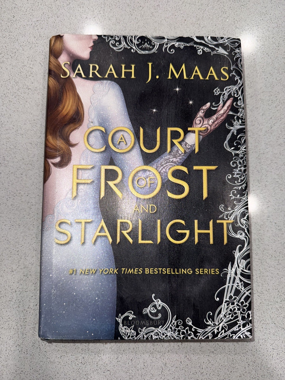 A Court of Frost and Starlight Sarah J Maas Hardcover- shows wear A Court of Frost and Starlight Sarah J Maas Hardcover- shows wear