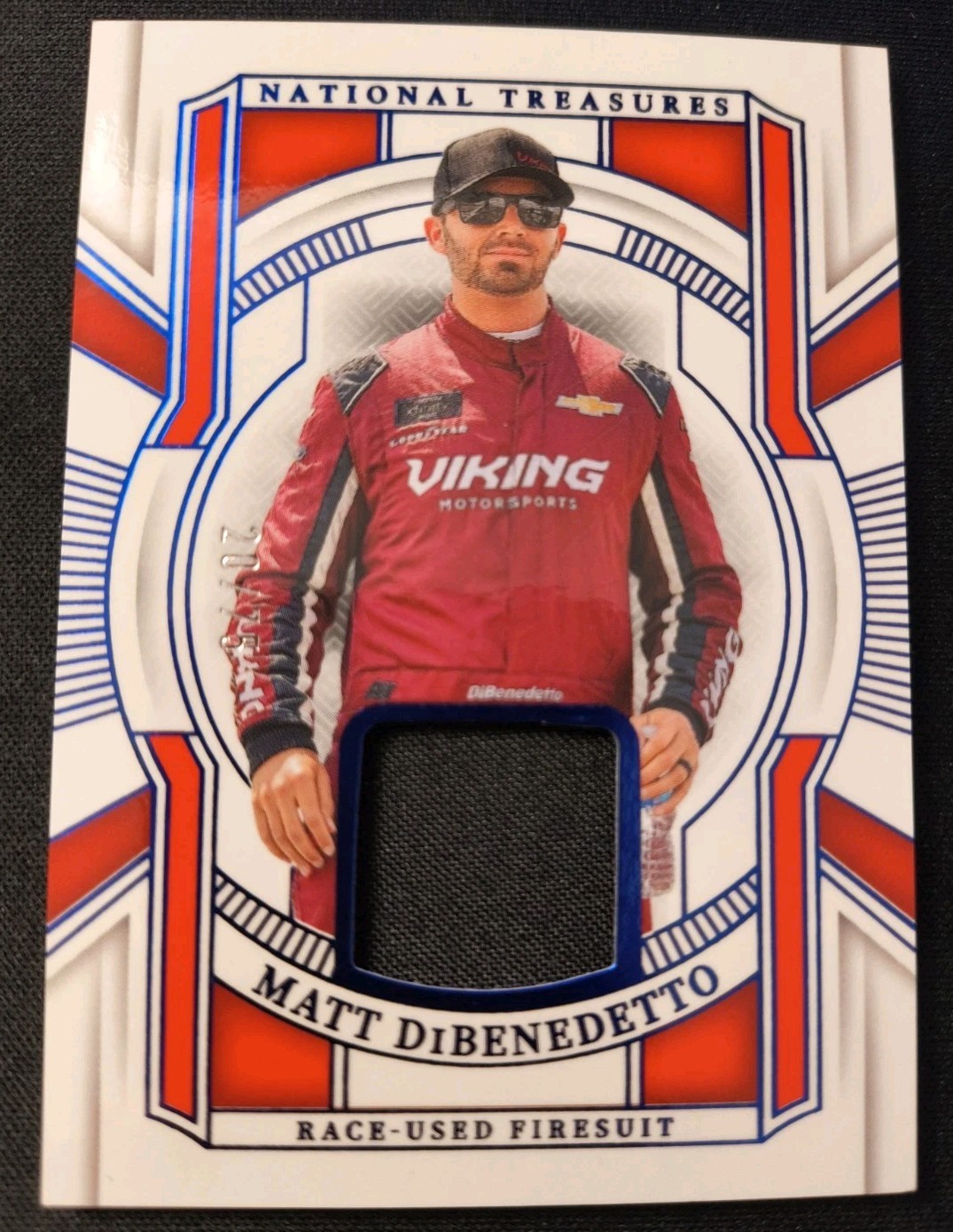 2025 Panini National Treasures - Race Used Firesuits Matt DiBenedetto #20/75... 2025 Panini National Treasures - Race Used Firesuits Matt DiBenedetto #20/75...