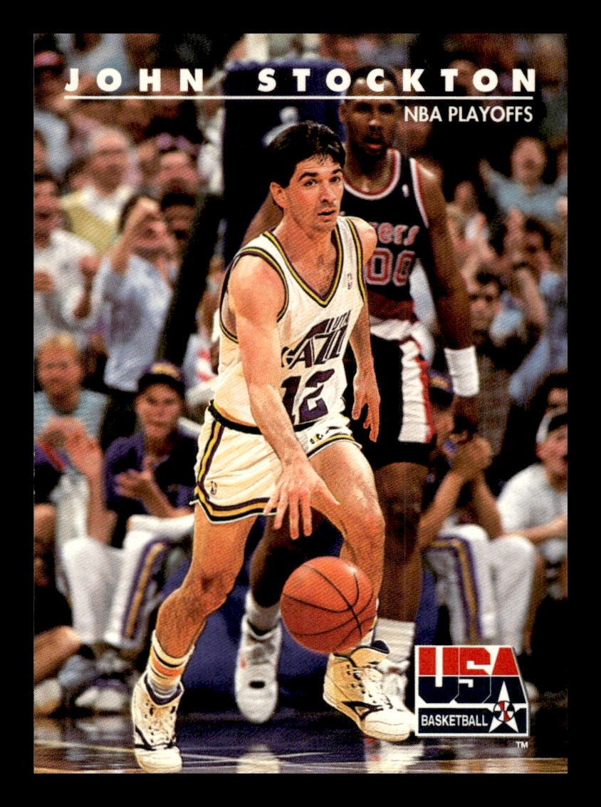 1992 SkyBox USA #87 John Stockton USA
