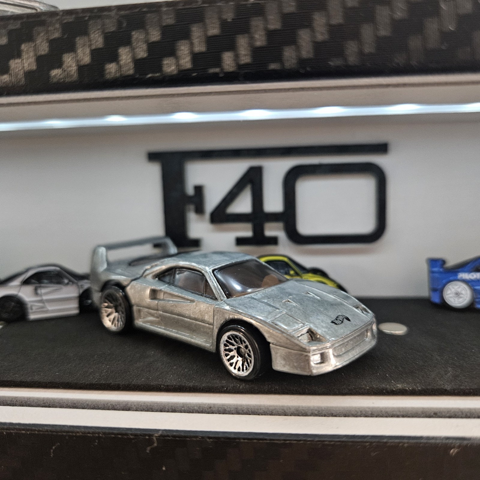 Hot Wheels 1998 Convention Ferrari F40 Zamac *BLISTER FRESH*