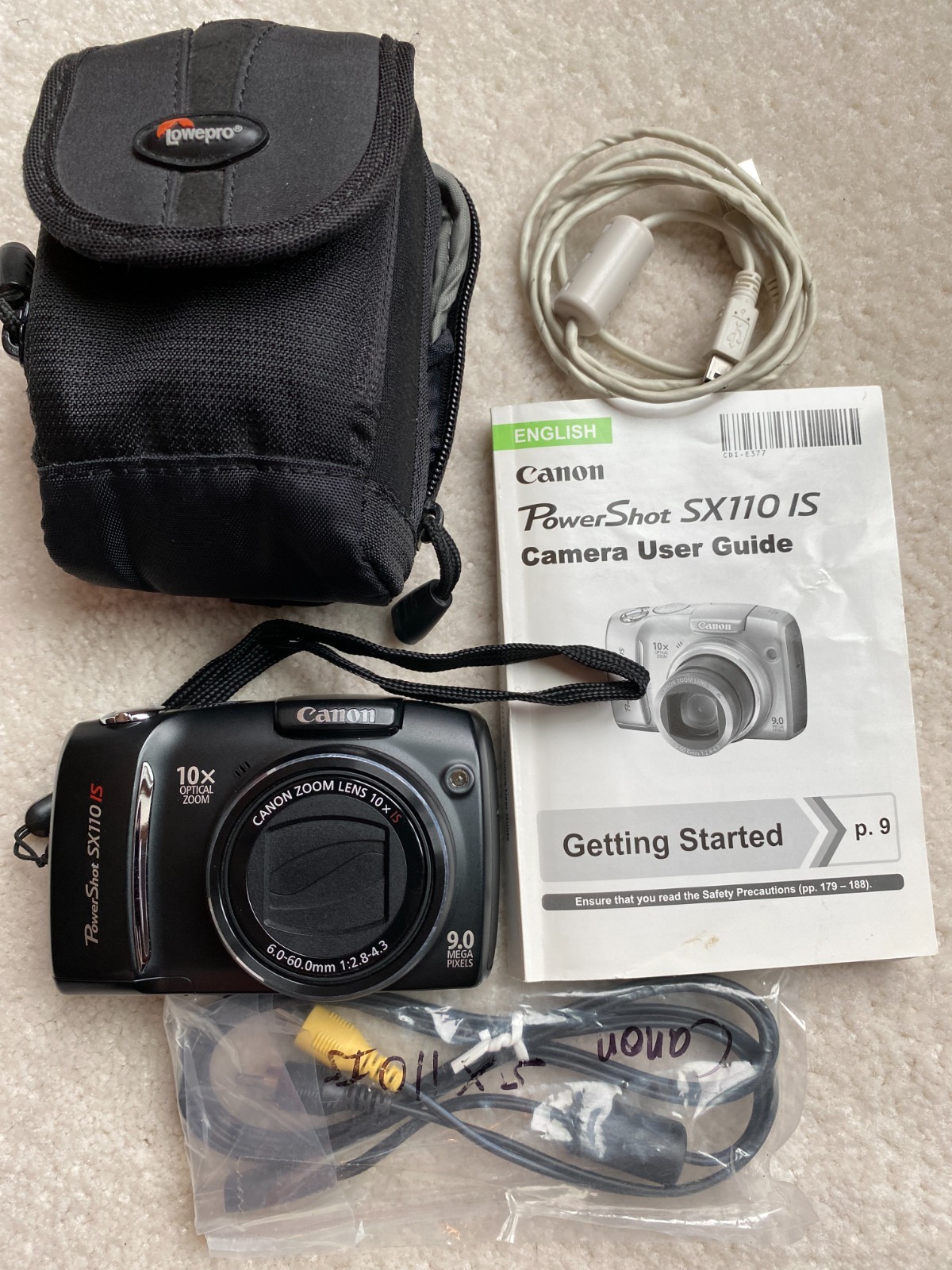Canon PowerShot SX110 IS 9.0MP Digital Camera 10X Optical Zoom- Tested & Working Canon PowerShot SX110 IS 9.0MP Digital Camera 10X Optical Zoom- Tested & Working