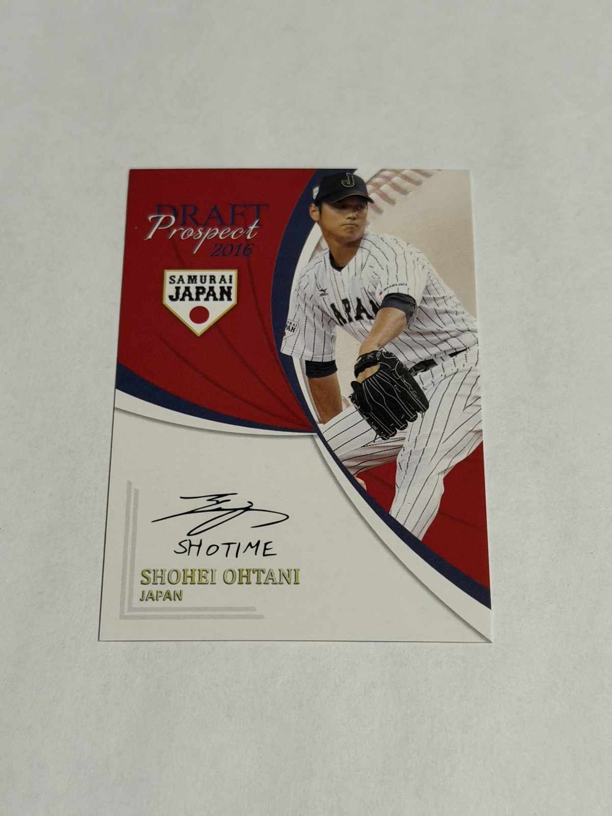 BBM 2016 Draft Prospect Shohei Ohtani Prospect Samurai Japan