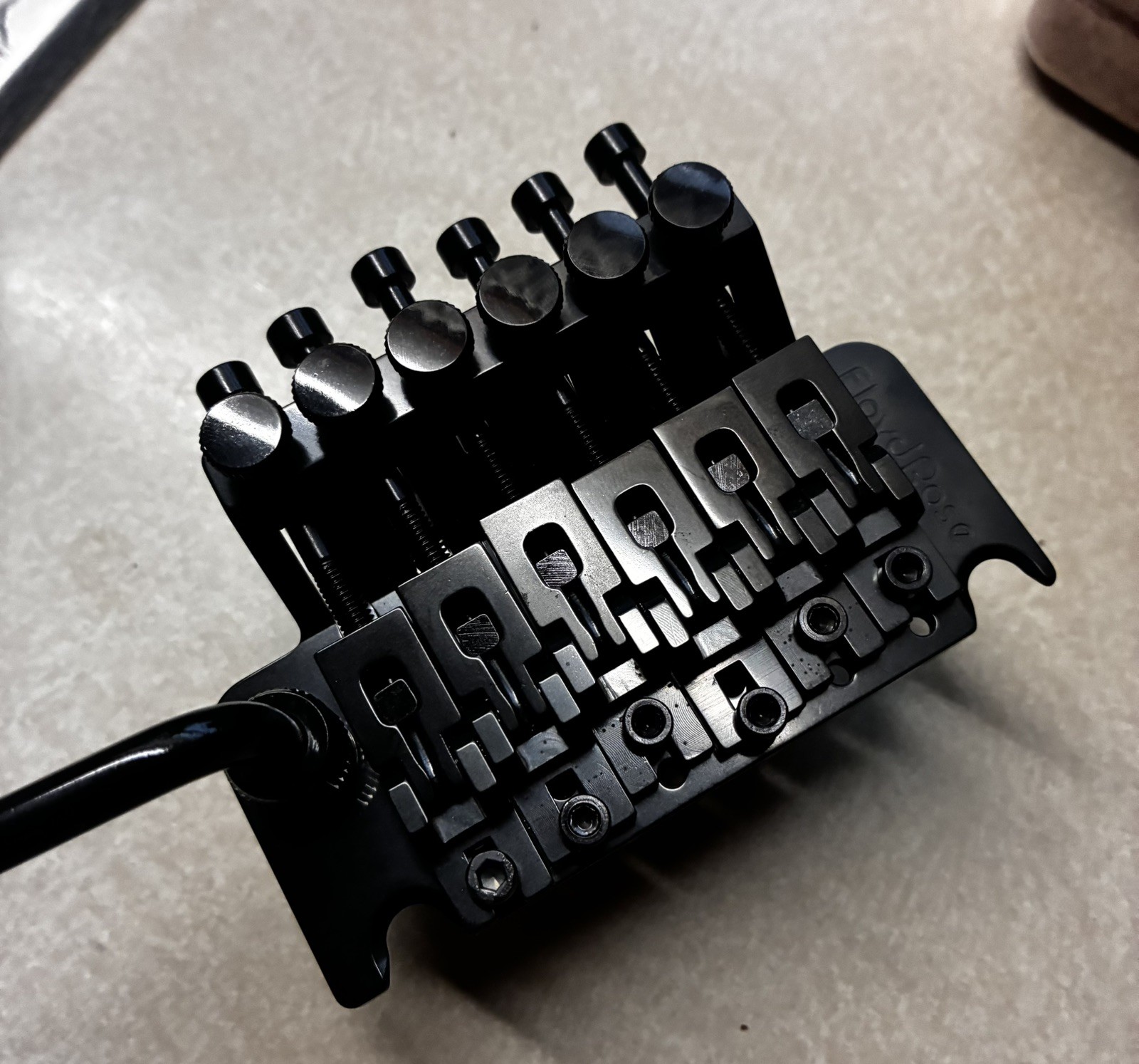 USA Floyd Rose original black, Bridge only