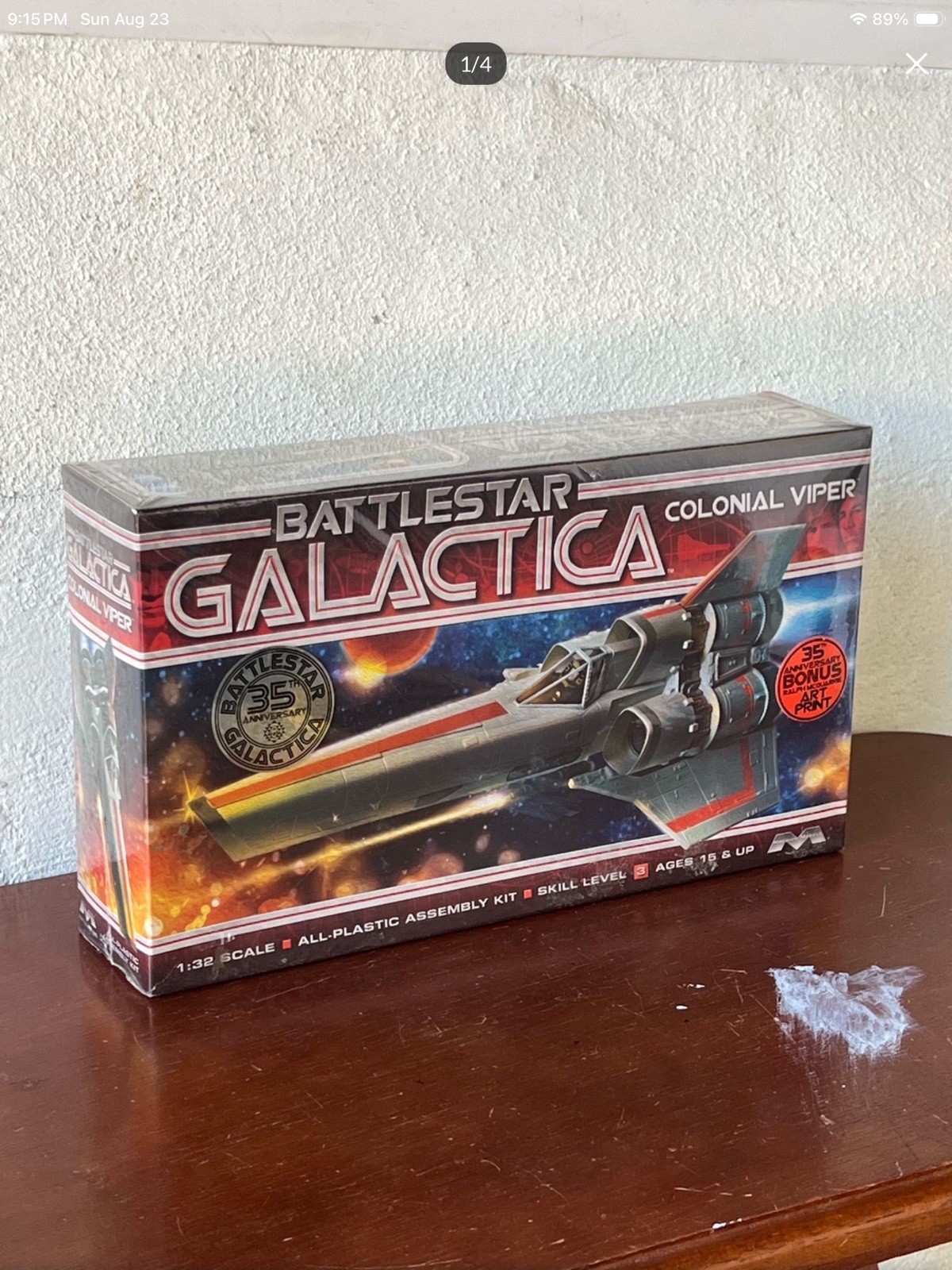 2013 Moebius Models 35th Anniversary BattleStar Galactica Colonial Viper 1:32