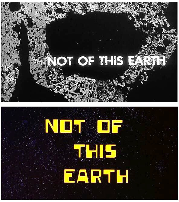 NOT OF THIS EARTH 1957 / NOT OF THIS EARTH 1988 widescreen Region 0 dvd -r NTSC