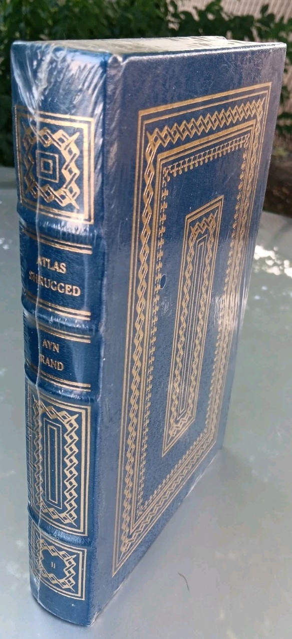 AYN RAND Atlas Shrugged Easton Press New Sealed Leatherbound Book 2