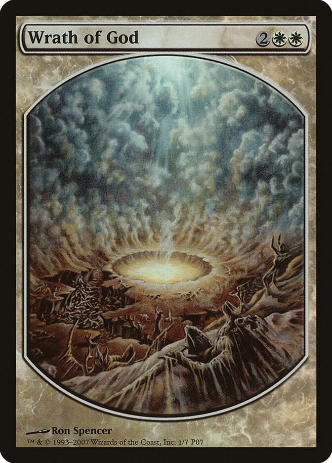 ***Foil Wrath of God Magic Player Rewards* MTG Promo -Kid Icarus-