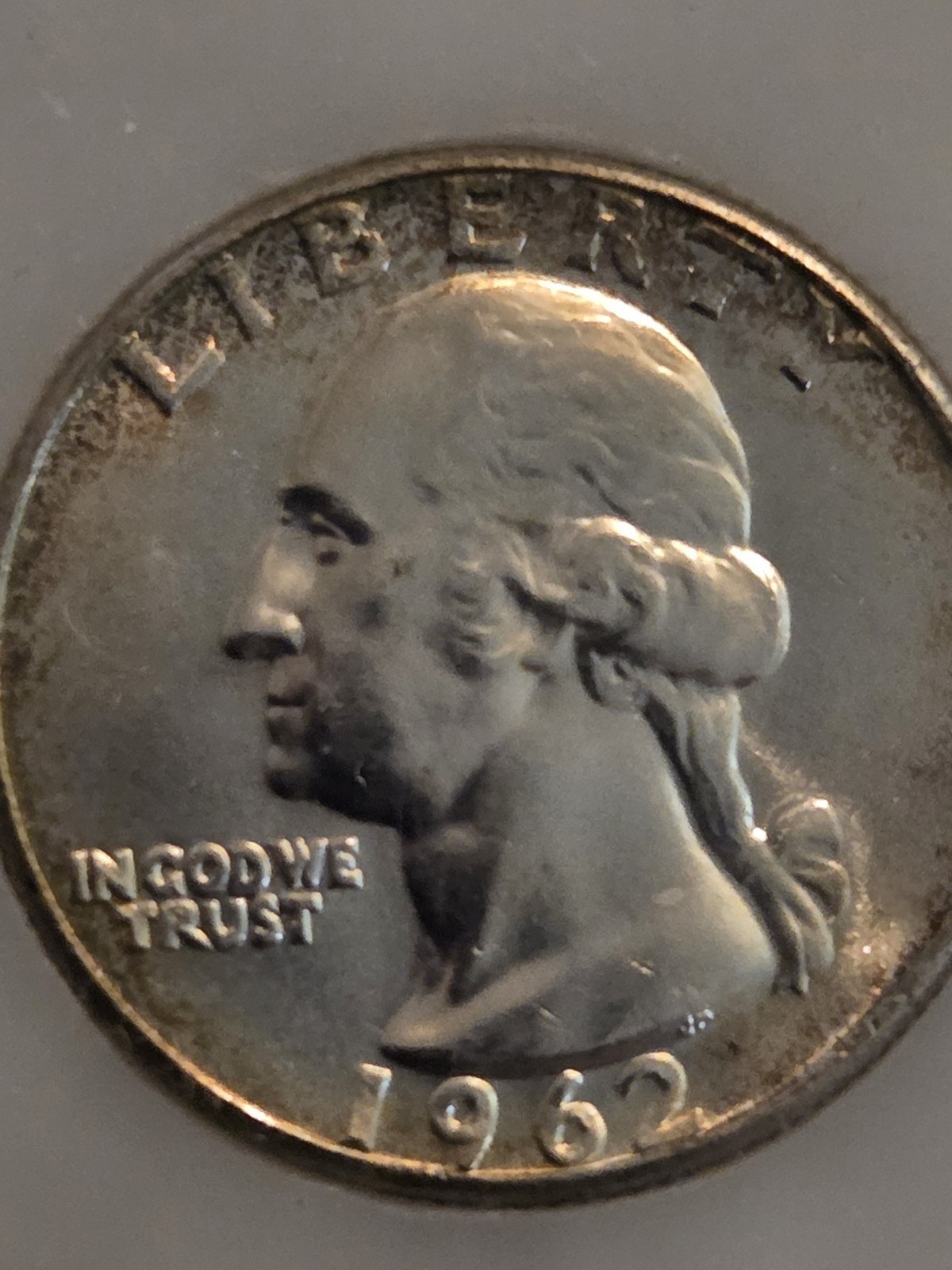 1962P Washington Quarter Choice BU Mint State 90% Silver 25c US Coin