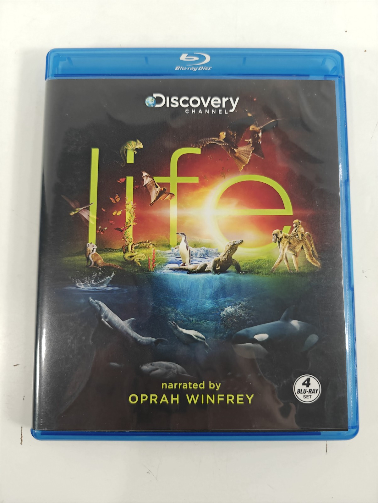 Life (Narrated by Oprah Winfrey) 4-Disc Blu-Ray Set TESTED
