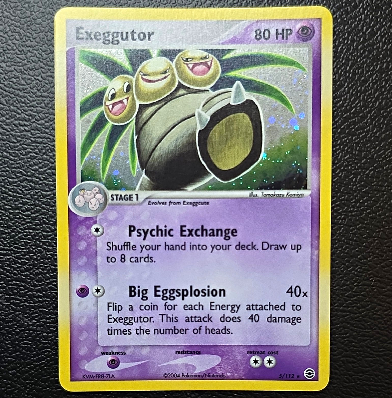 Exeggutor EX FireRed & LeafGreen 5/112 Holo Rare 2004 x2 SWIRLS NM Exeggutor EX FireRed & LeafGreen 5/112 Holo Rare 2004 x2 SWIRLS NM