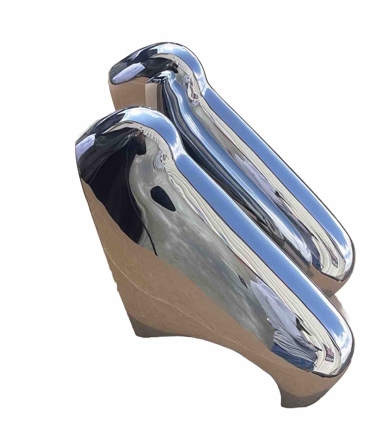 1952/1953/1954 Ford Fairlane ( Customline)Rear Bumper Guards Triple Chrome