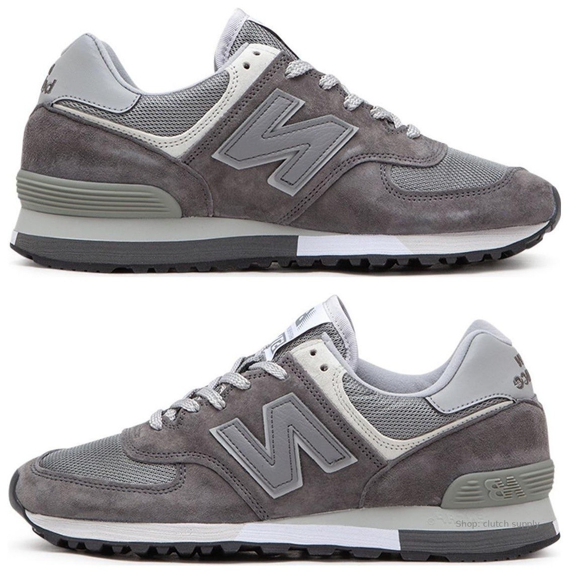New Balance 576 MiUK Dark Gull Grey Men OU576PGL New Authentic