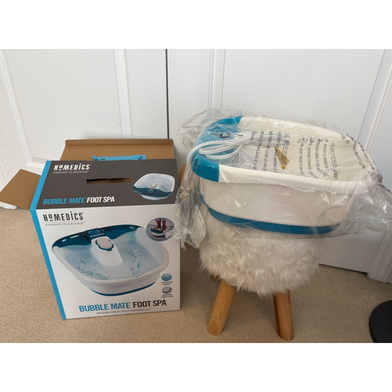 New HoMedics Bubble Mate Foot Spa New HoMedics Bubble Mate Foot Spa