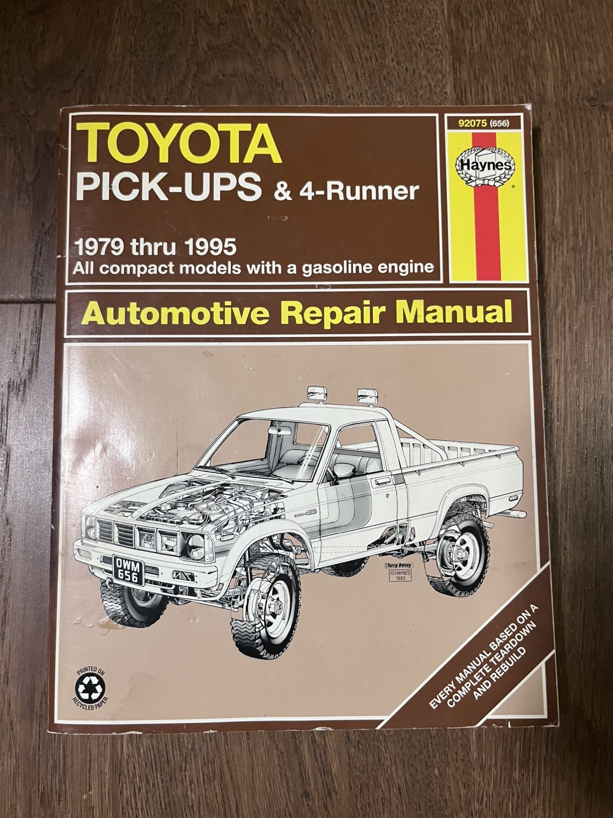 Toyota Pick-Ups 4-Runner 1979-1995 Haynes Automotive Repair Manual