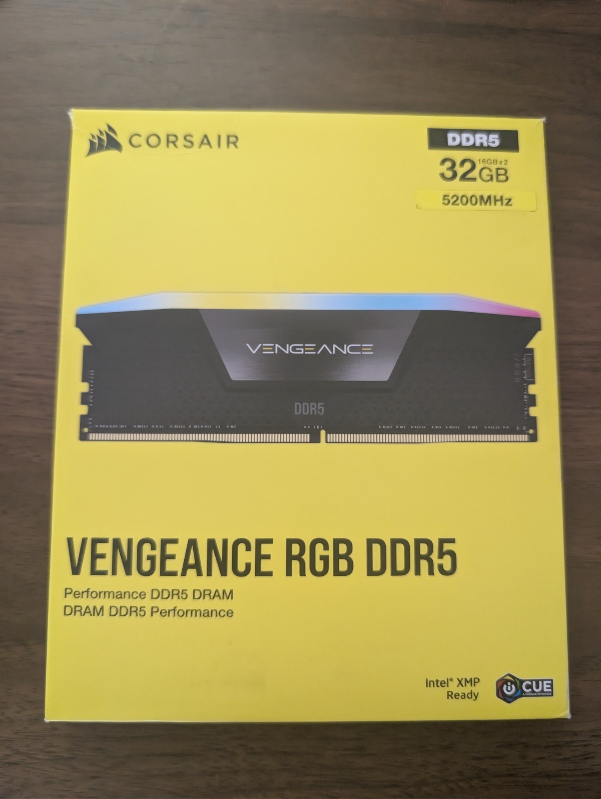 Corsair Vengeance RGB DDR5 32GB (2x16GB) 5200MHz DIMM Intel XMP MPN Corsair Vengeance RGB DDR5 32GB (2x16GB) 5200MHz DIMM Intel XMP MPN