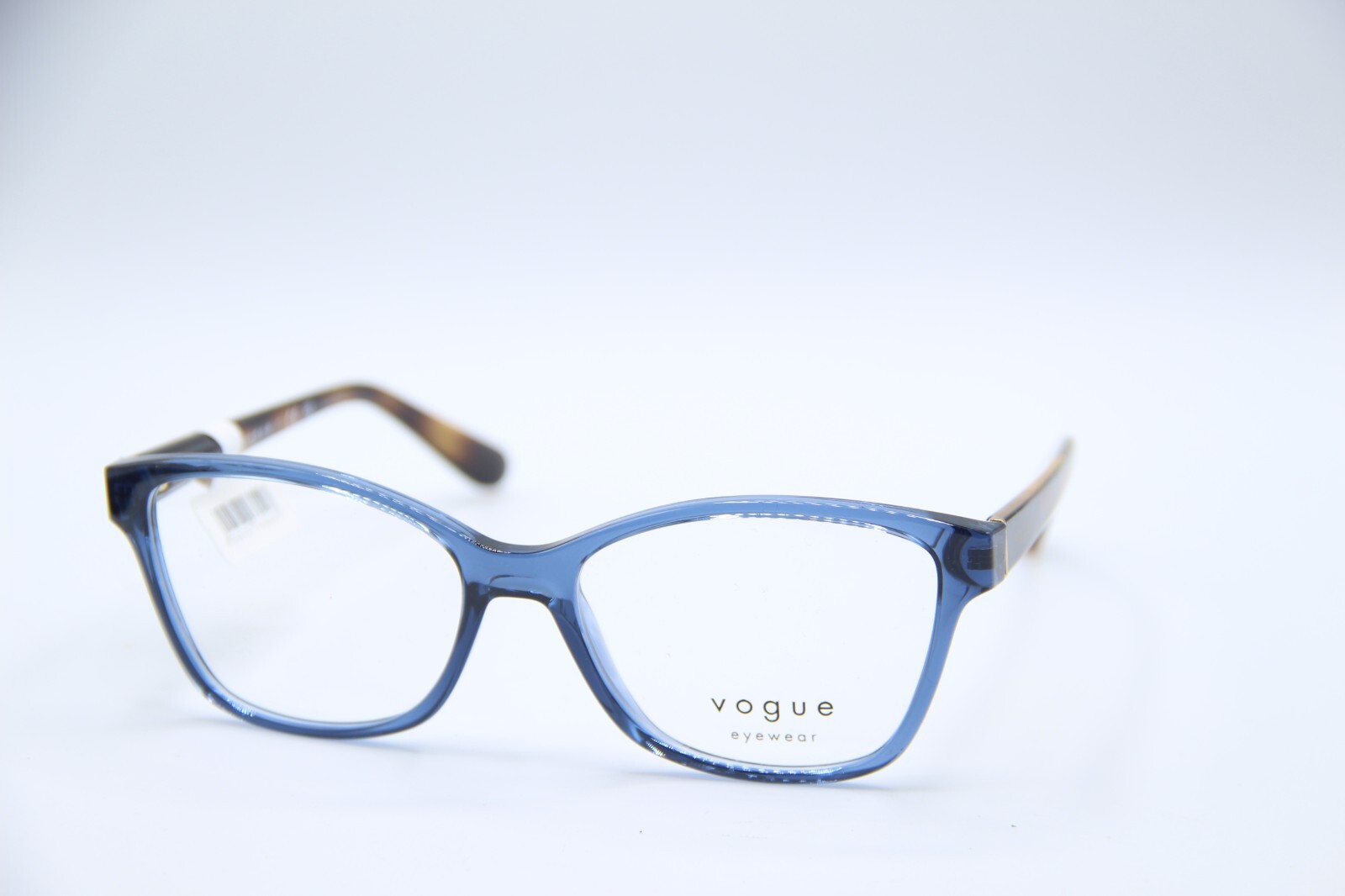 NEW VOGUE VO 2998 2762 BLUE HAVANA CLEAR AUTHENTIC FRAMES EYEGLASSES 54-16