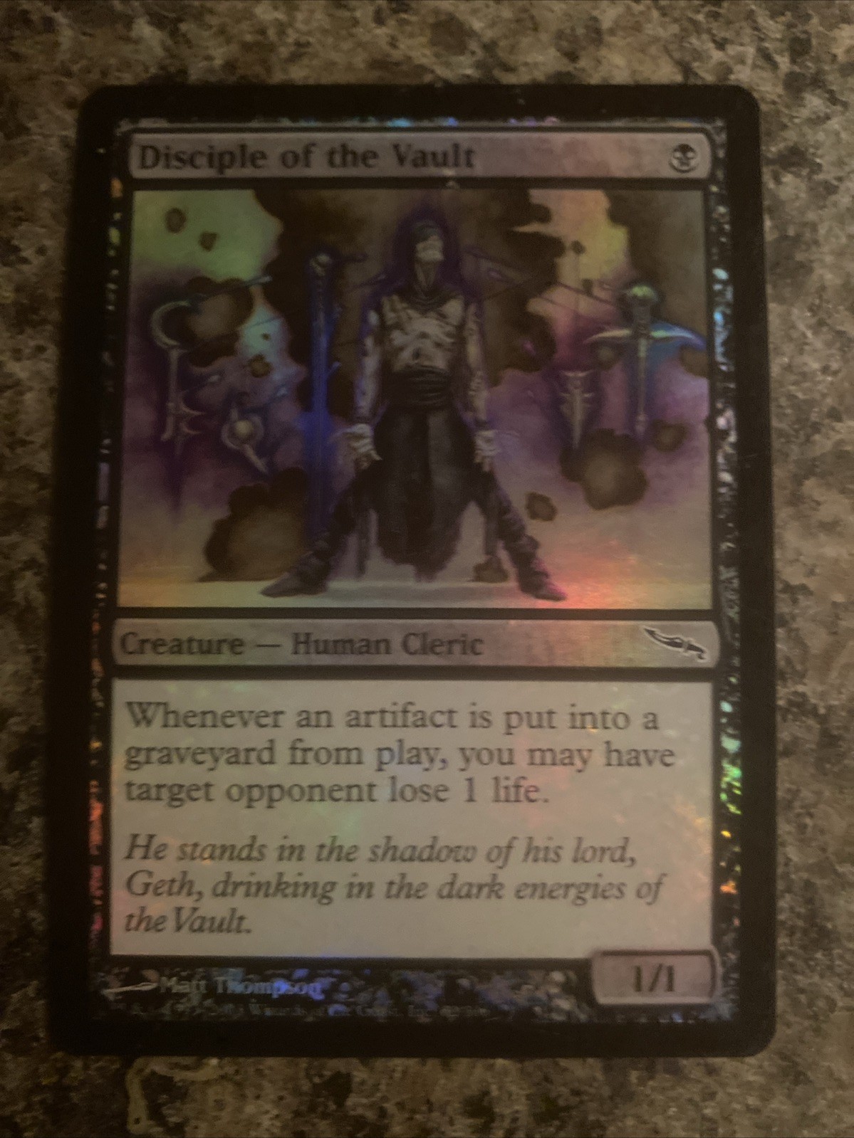 Disciple of the Vault Mirrodin Foil