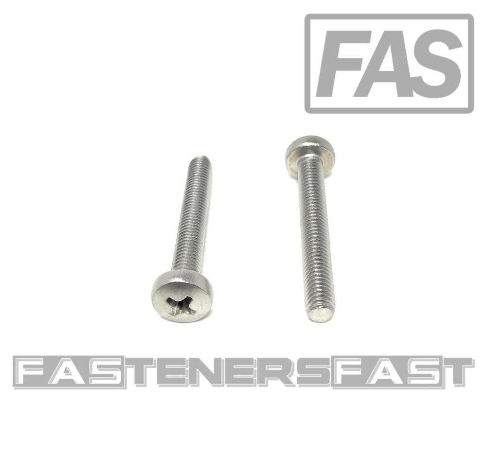 (25) M5-0.8 x35 Stainless Steel Phillips Pan Head Machine Screw DIN7985 A2 M5x35 (25) M5-0.8 x35 Stainless Steel Phillips Pan Head Machine Screw DIN7985 A2 M5x35
