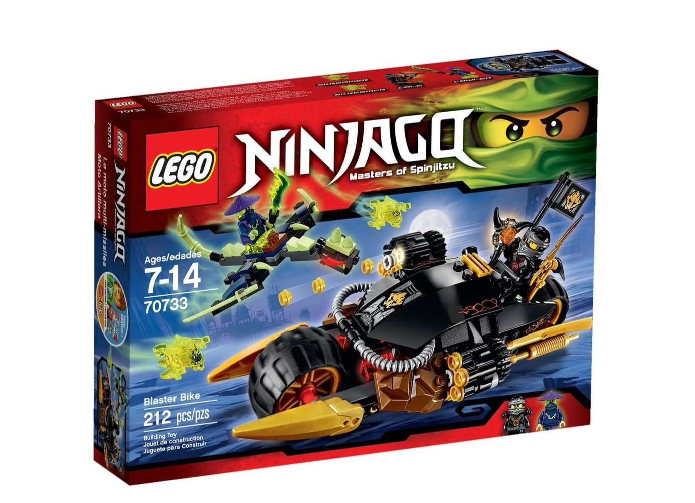 LEGO NINJAGO: Blaster Bike (70733) - missing one minifigure