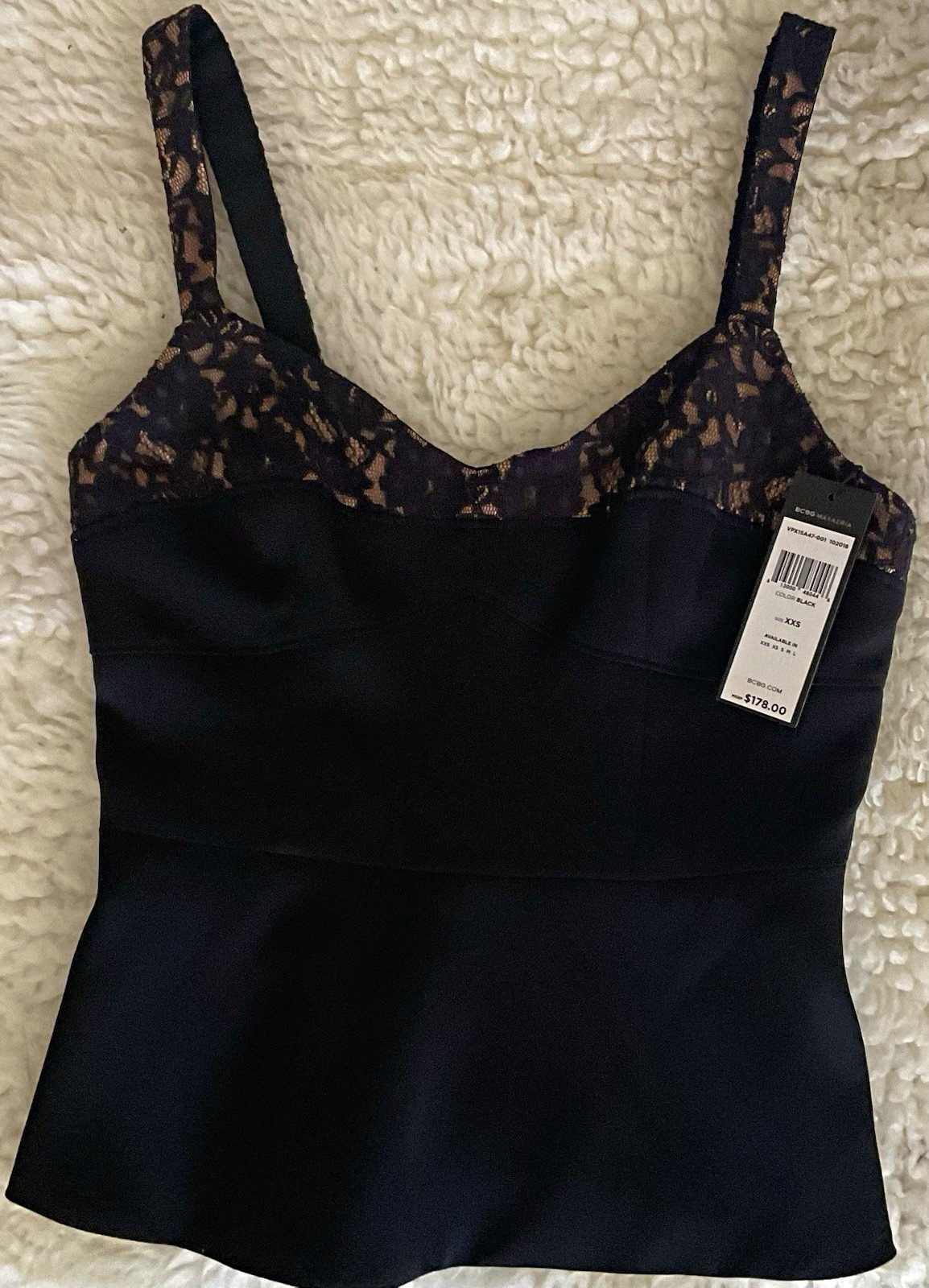 BCBGMAXAZRIA Women’s corset top with flare bottom BCBGMAXAZRIA Women’s corset top with flare bottom
