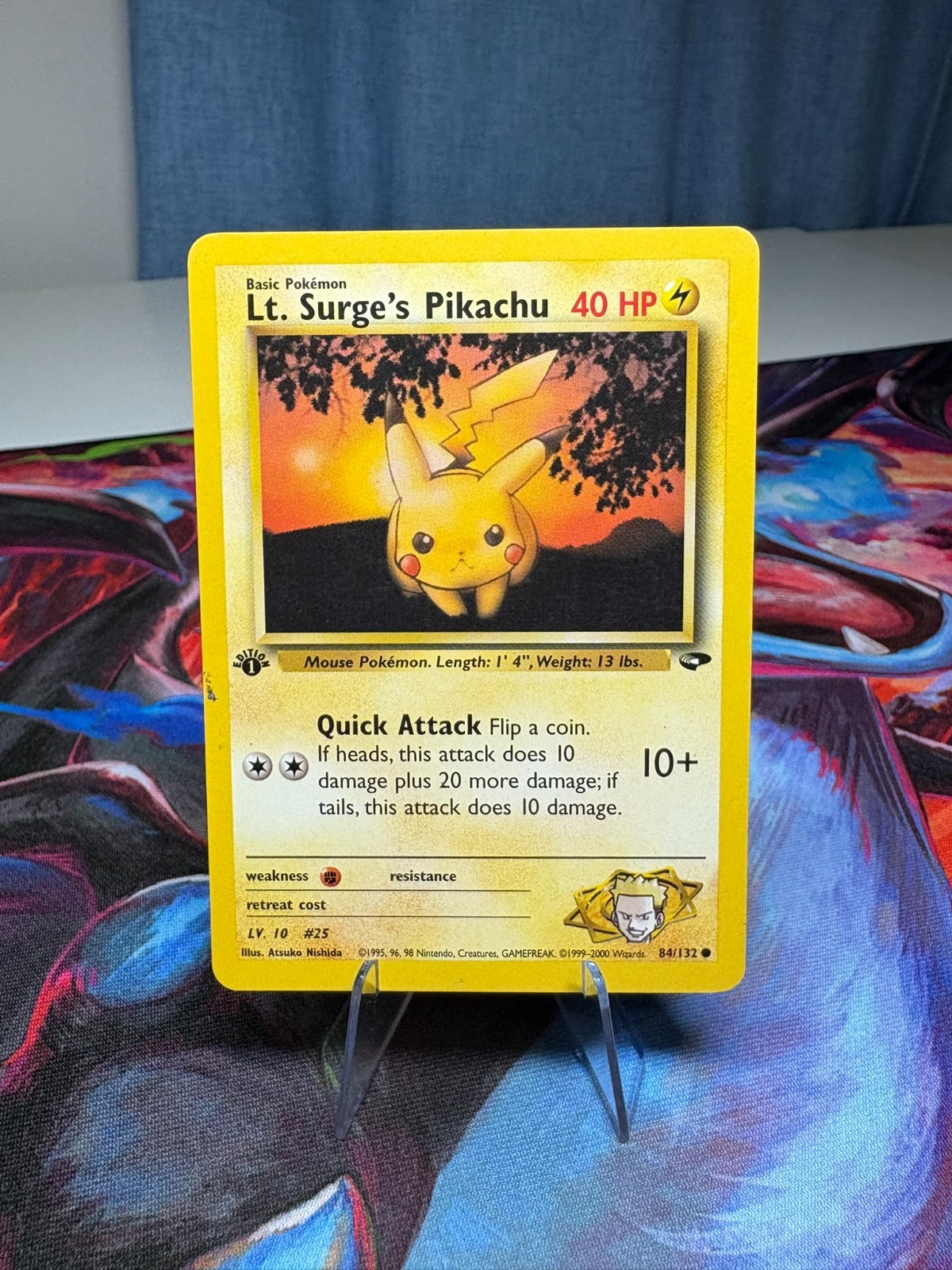 Lt. Surge\'s Pikachu 84/132 Gym Challenge Regular LP Lt. Surge\'s Pikachu 84/132 Gym Challenge Regular LP