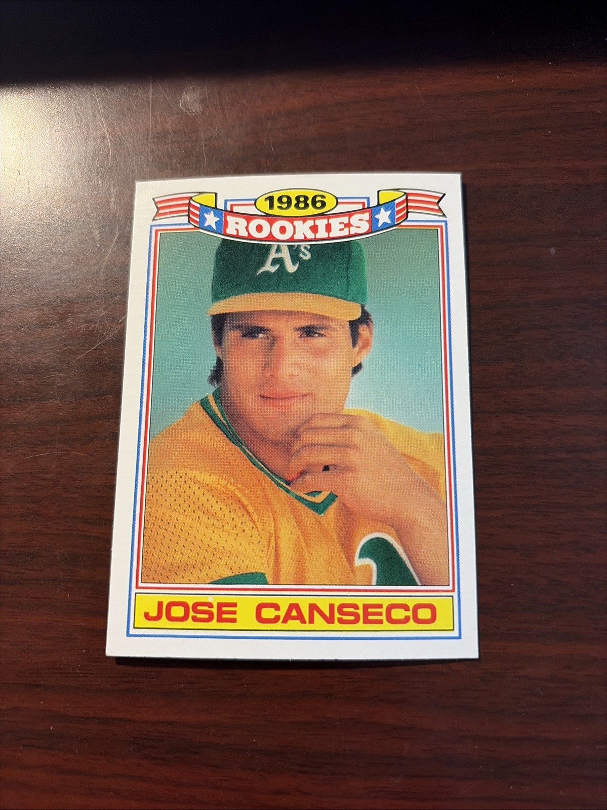 1987 Topps Jose Canseco #3 1986 Rookies Commemorative Set Oakland Athletics 1987 Topps Jose Canseco #3 1986 Rookies Commemorative Set Oakland Athletics