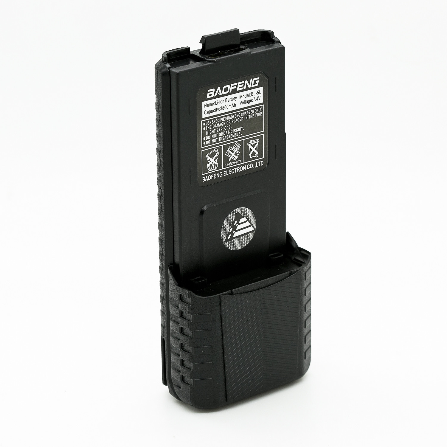 7.4V 3800mAh Li-Ion Extended Battery for Baofeng BL-5L, BF-F8HP, UV-5R-L 7.4V 3800mAh Li-Ion Extended Battery for Baofeng BL-5L, BF-F8HP, UV-5R-L