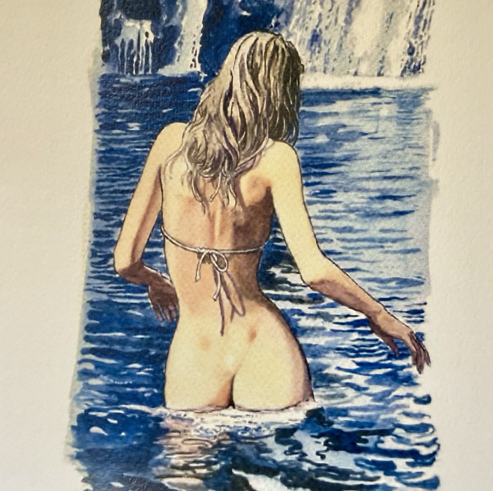•Milo MANARA Diminutive Pencil-Signed Print•  “Honey”  —ITALIAN IMPORT—