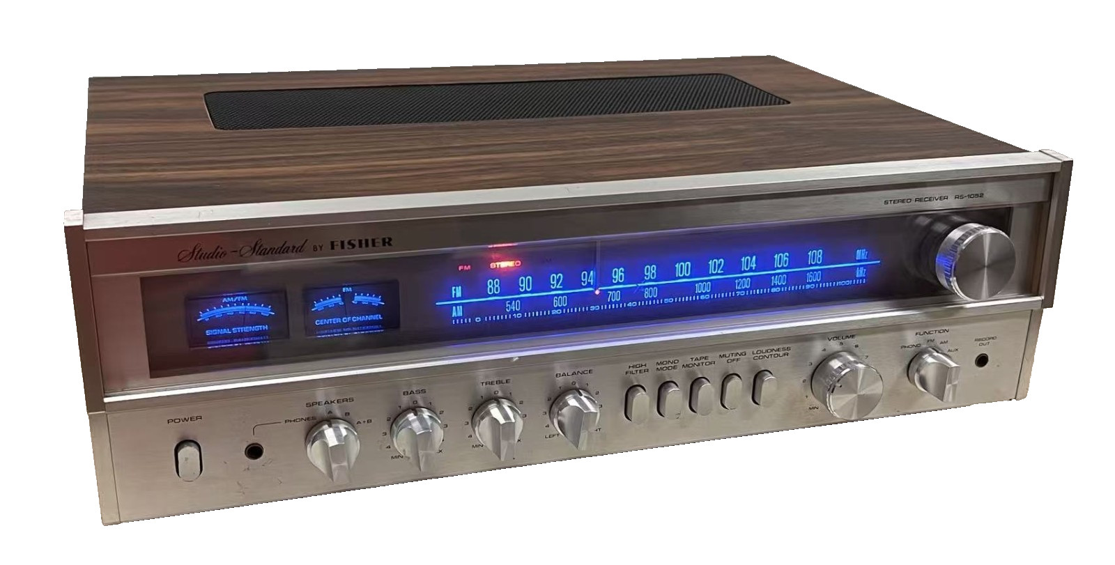 Vintage Fisher RS-1052, 52W Stereo Reciver, 1977, Pro Serviced, 90-Day Warranty