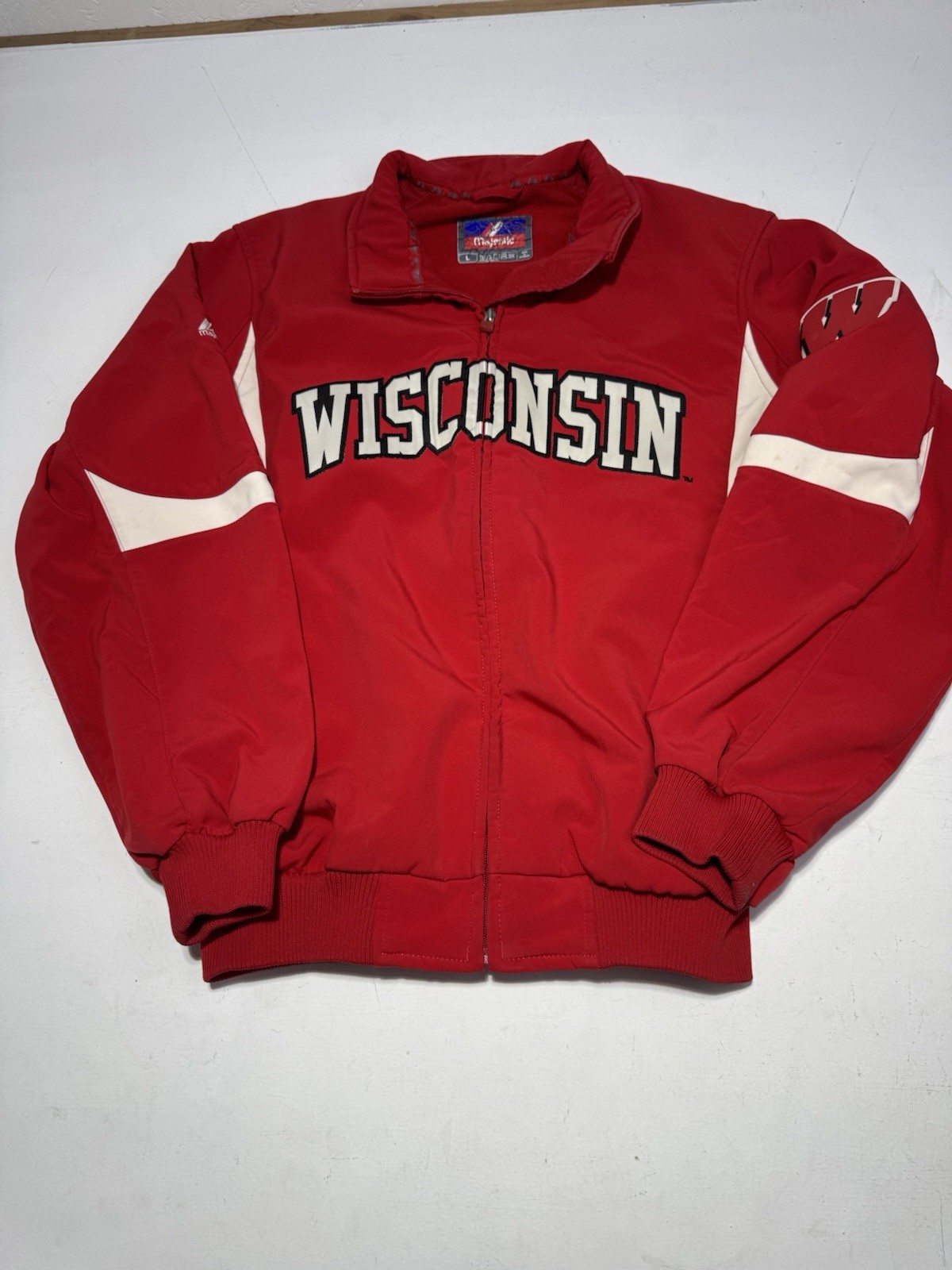 Vintage Men’s XL MAJESTIC Wisconsin Badgers Lined Jacket Vintage Men’s XL MAJESTIC Wisconsin Badgers Lined Jacket