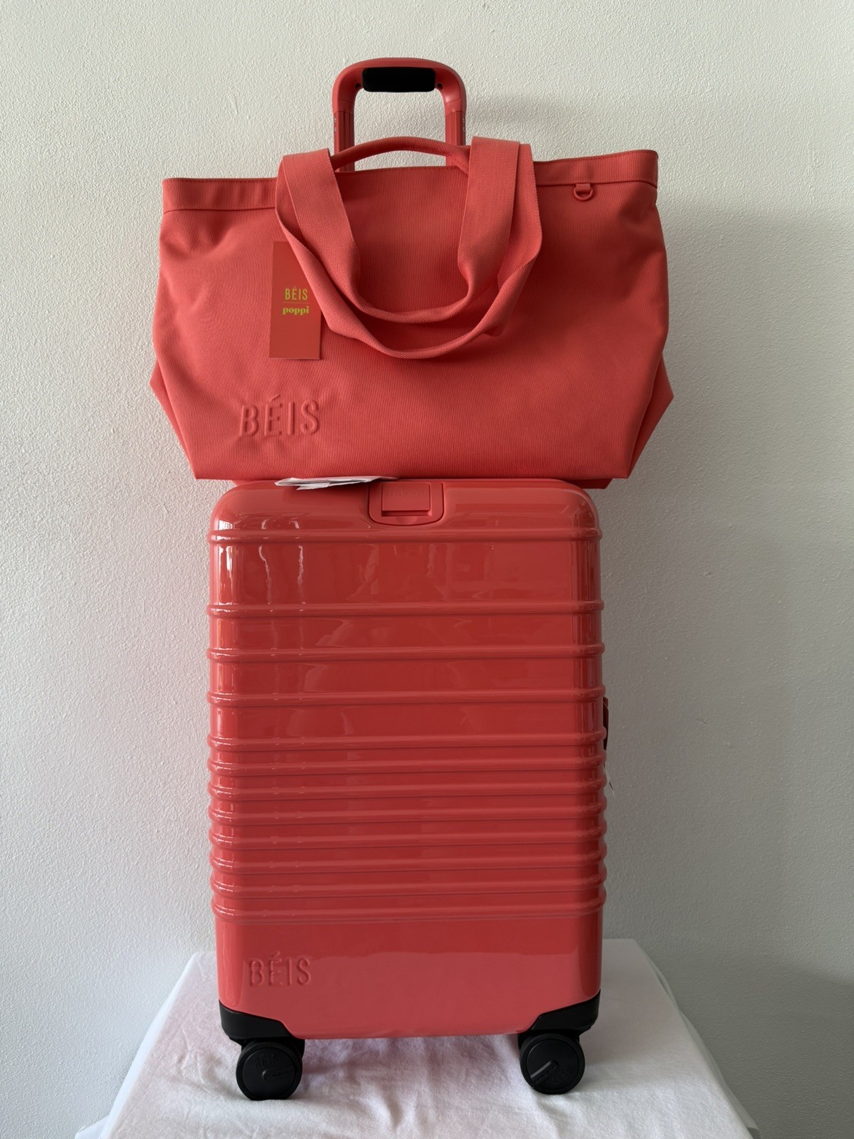 Beis x Poppi Carry On + Travel Tote - New With Tags