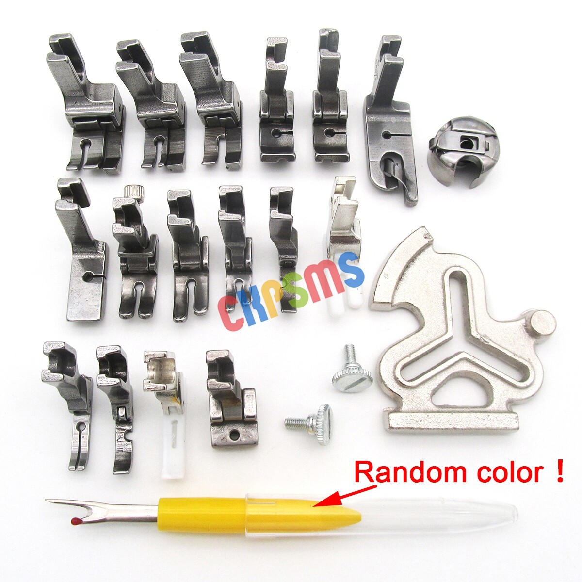 16PCS PRESSER FOOT SET & PARTS FOR CONSEW 210, 220, 310, 2230, BROTHER DB2-B735