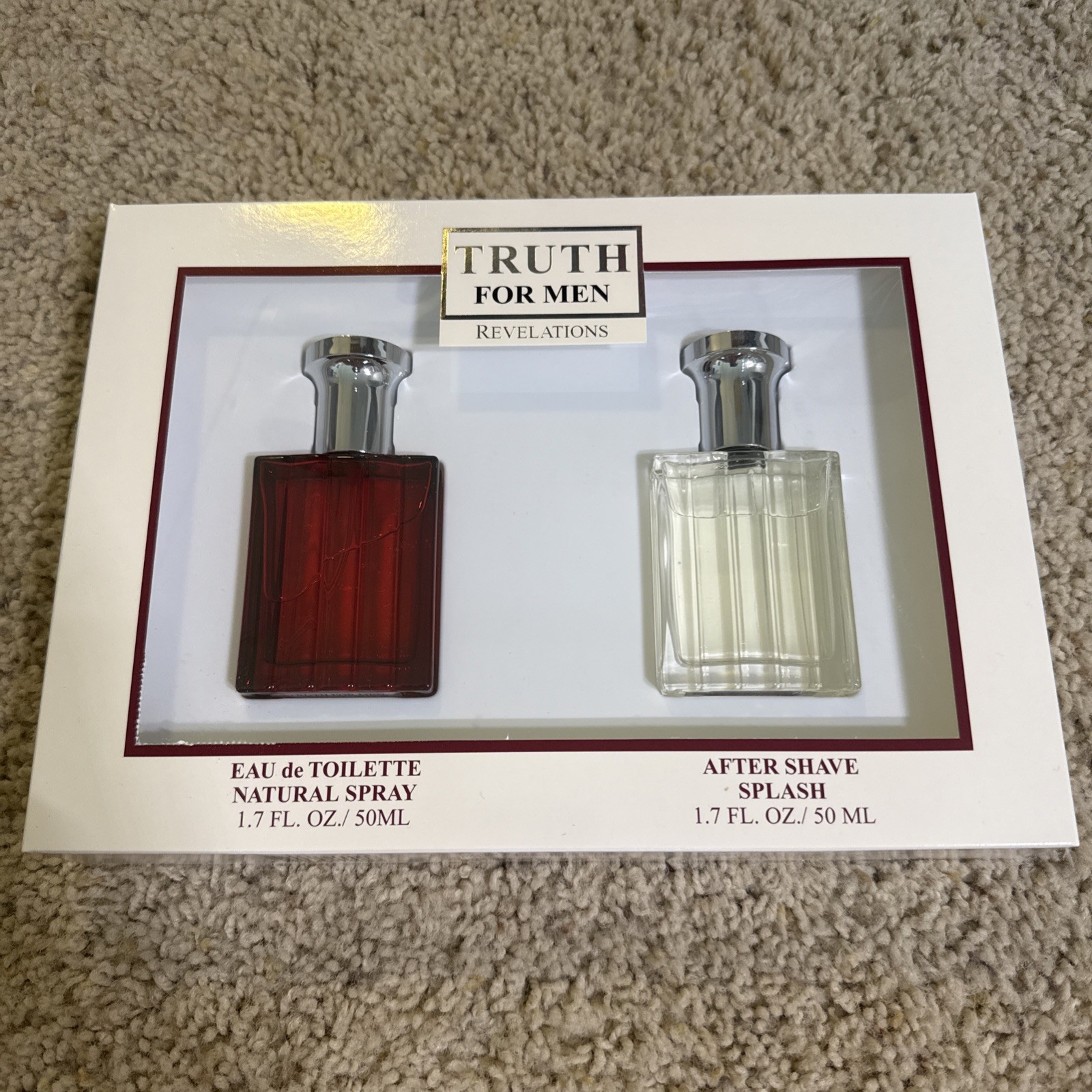 Truth For Men Revelations Gift Set Eau De Toilette & After Shave 50ml
