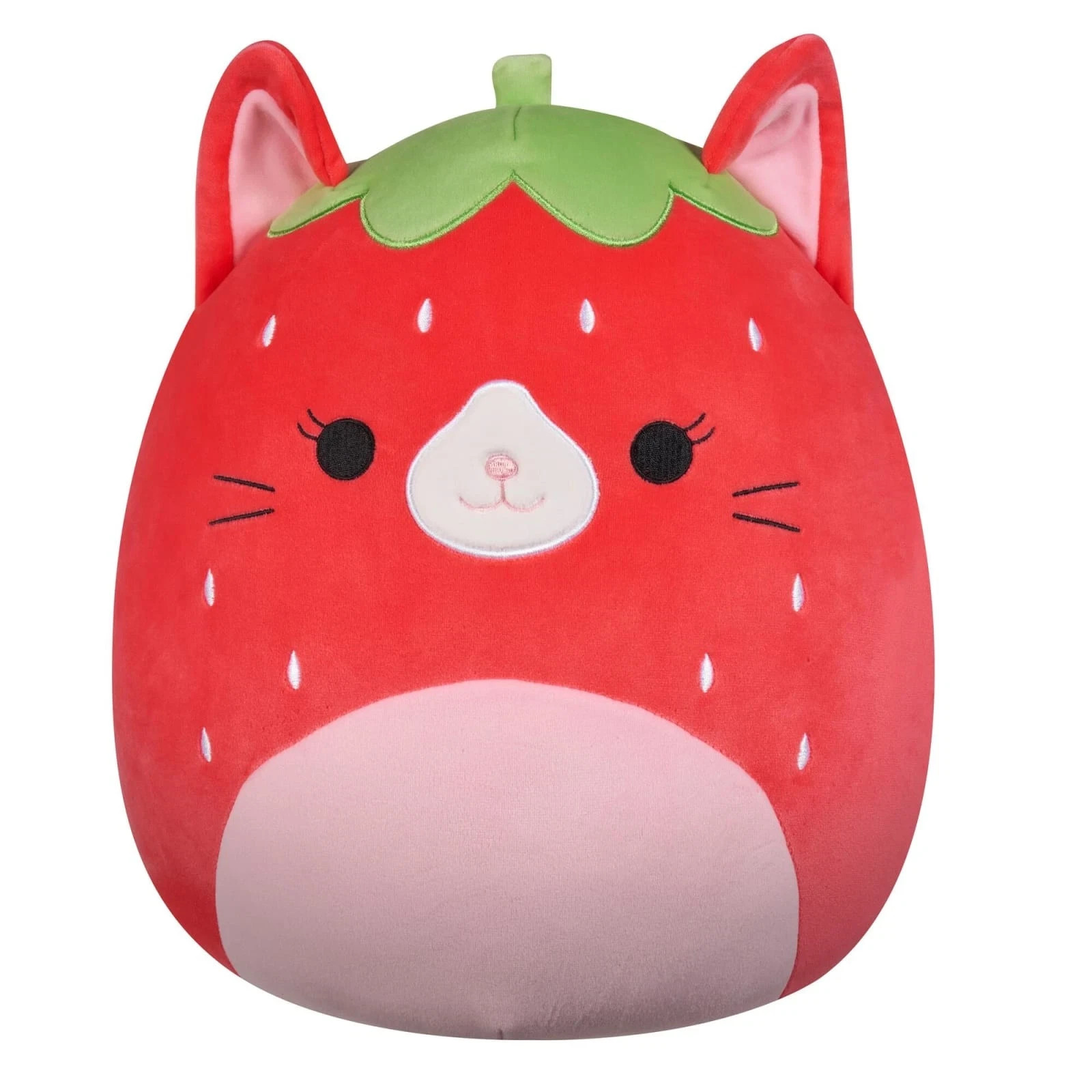 Squishmallows Original Olma Strawberry Cat 12-Inch Official Jazwares Plush