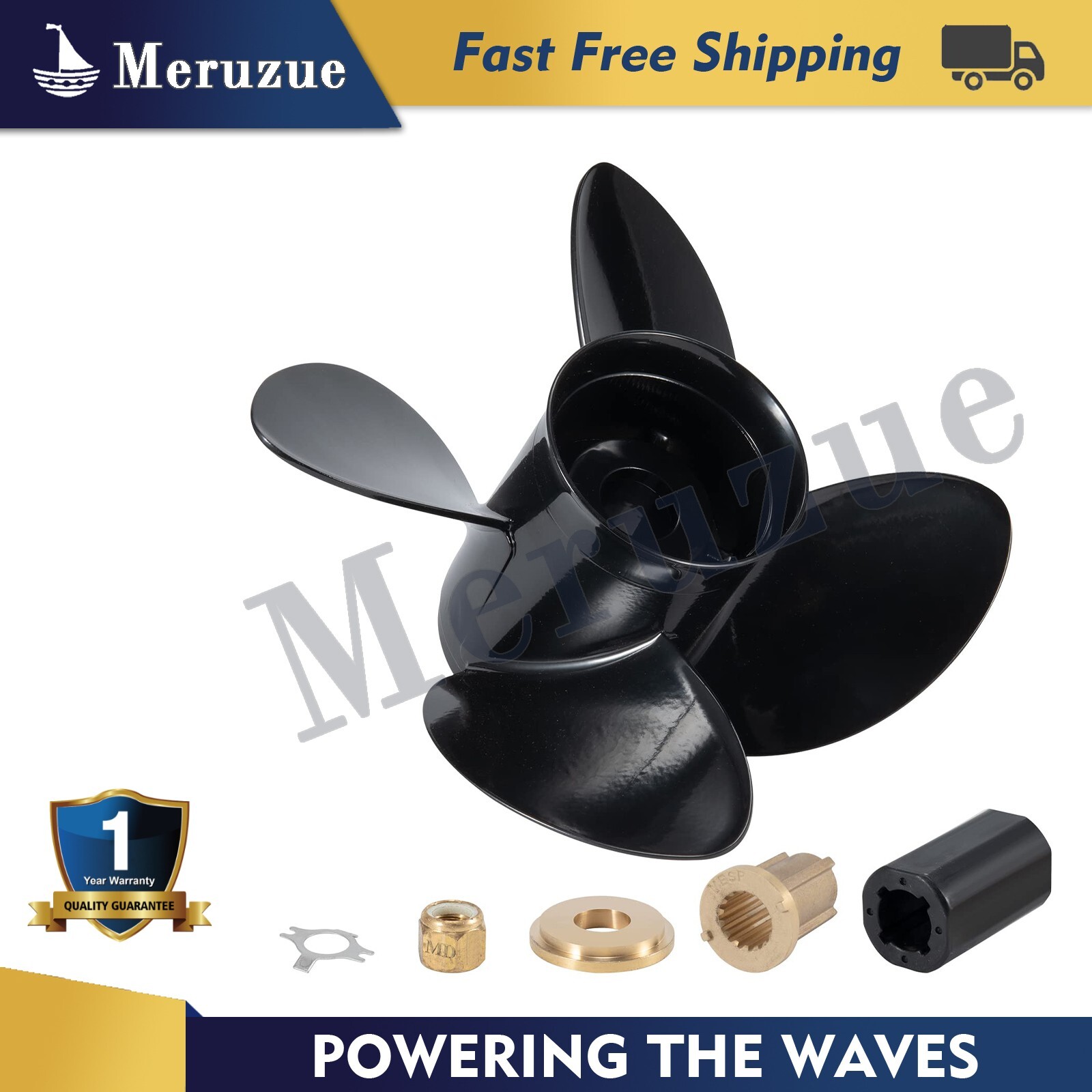 14 1/2 x 17 Propeller fit Mercruiser&Mercury 135 150 175 200 225 250 300HP RH 4B