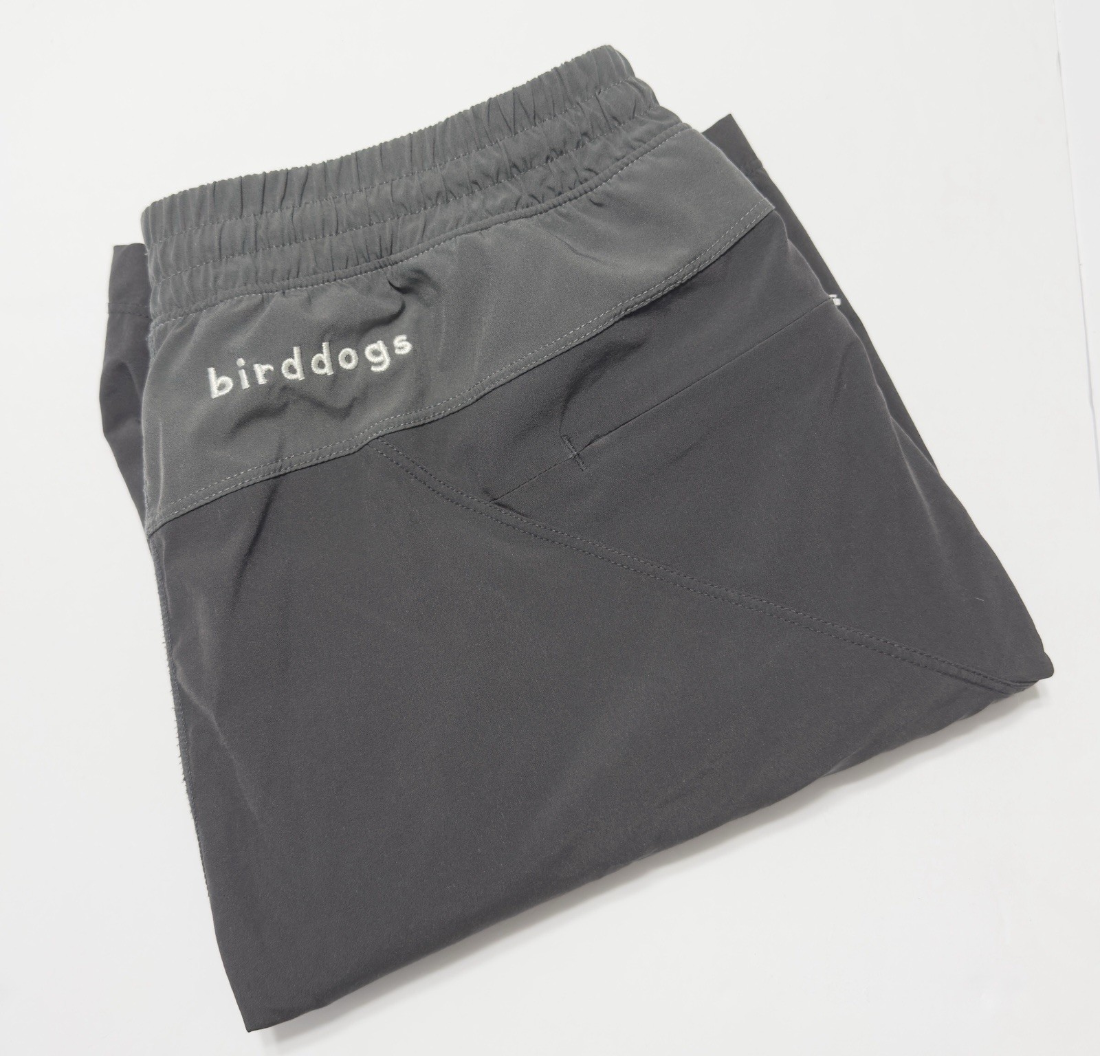 Birddogs Men\'s Lined Athletic Shorts Stretch Size M 9” Black BOOM Running Gym