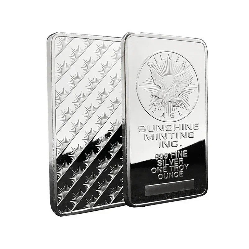 1-oz Silver Bar .999 Fine Secondary Market.. 1-oz Silver Bar .999 Fine Secondary Market..
