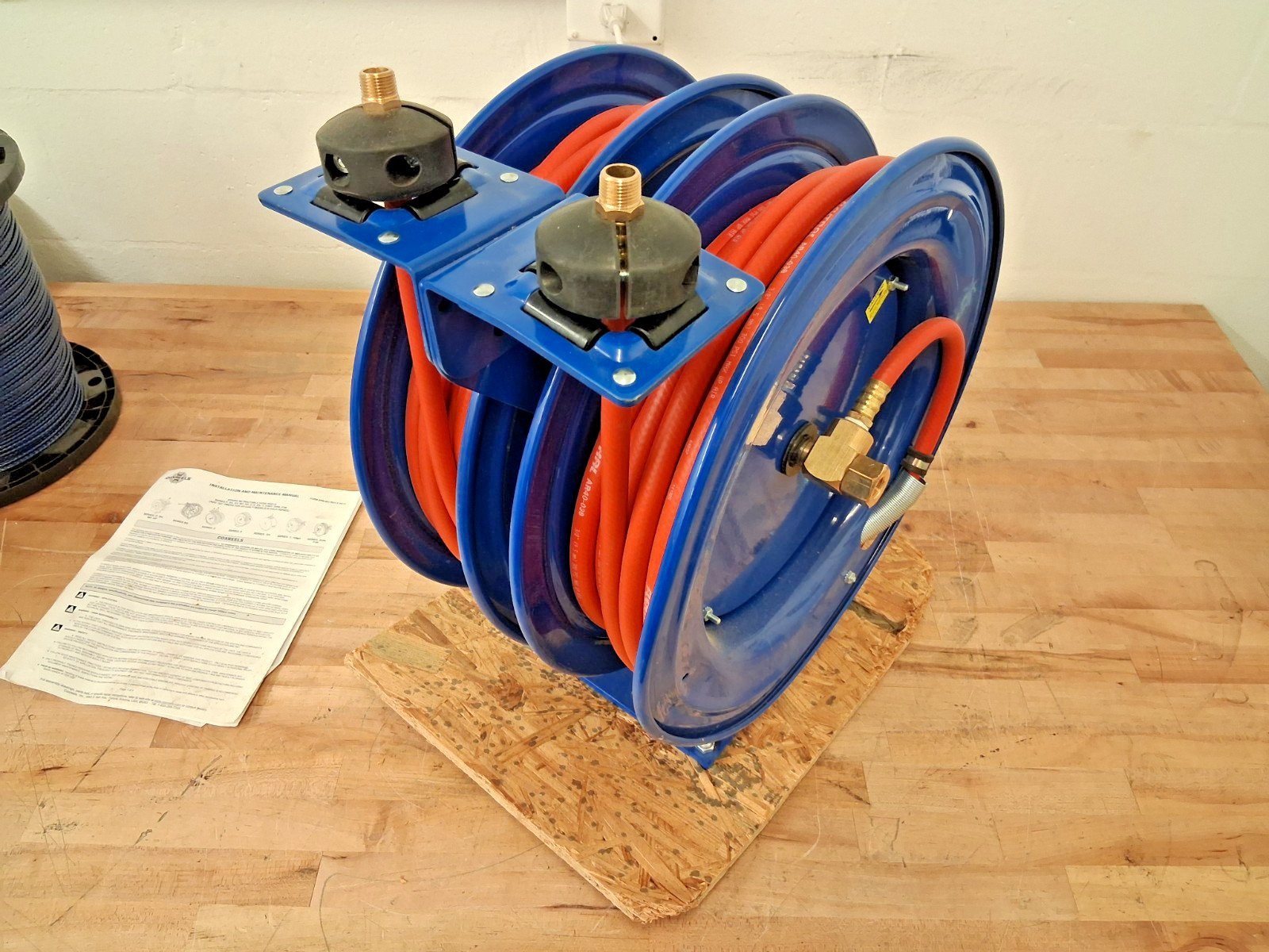 COXREELS Hose Reel With Hose 50ft Long 3/8
