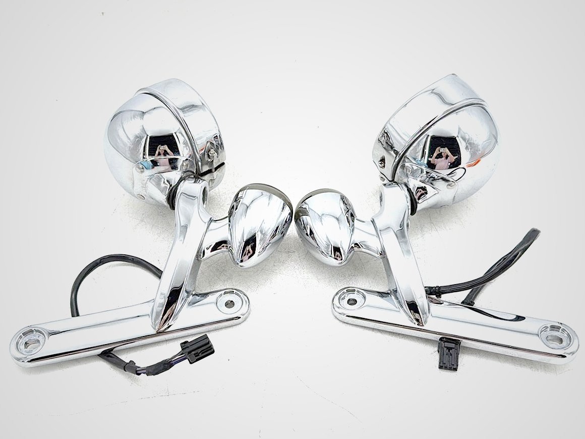13 Harley Electra Glide Touring CVO OEM Front Left Right Turn Signal Indicators