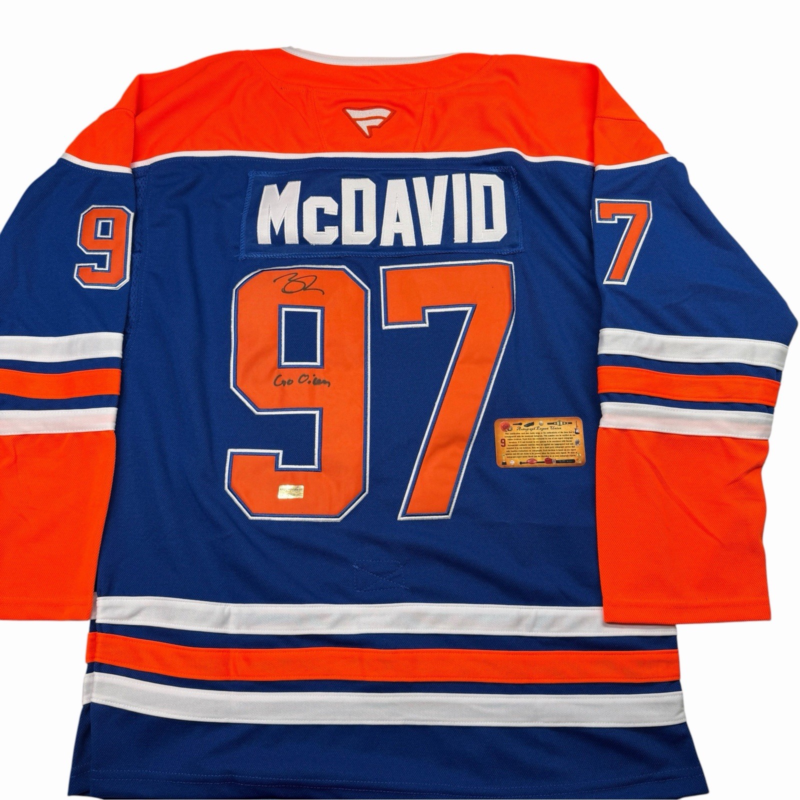 Connor McDavid Signed Oilers Jersey Autographed COA #97