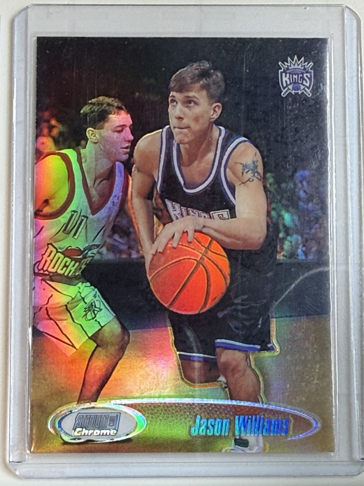 Topps 1998-99 Stadium Club Chrome Refractor Jason Williams #SCC33 Kings Topps 1998-99 Stadium Club Chrome Refractor Jason Williams #SCC33 Kings