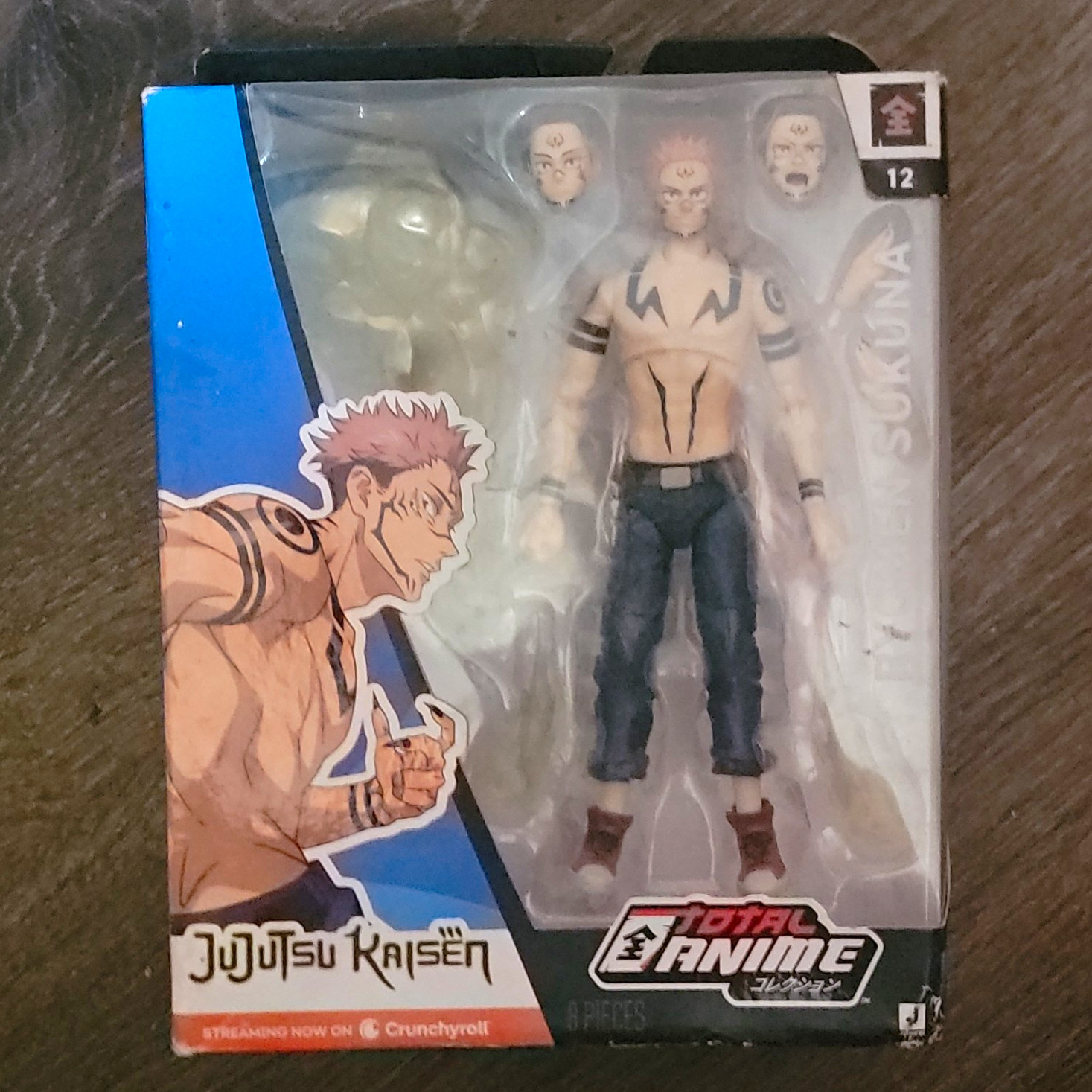 Jazwares Total Anime Jujutsu Kaisen Ryomen Sukuna Action Figure w/ Alt Head Jazwares Total Anime Jujutsu Kaisen Ryomen Sukuna Action Figure w/ Alt Head
