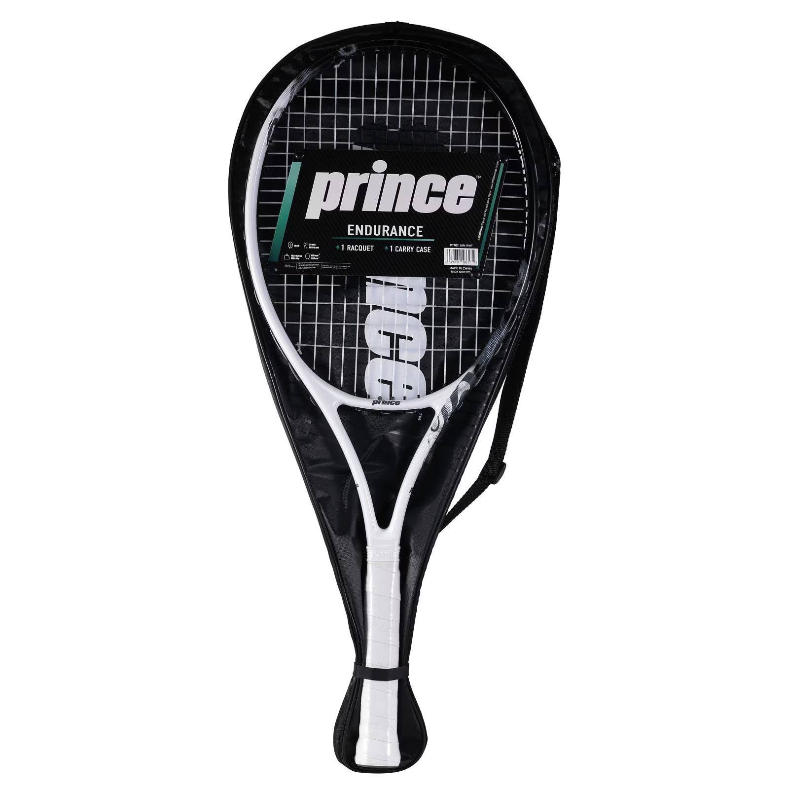 Prince Adult Tennis Racket - White