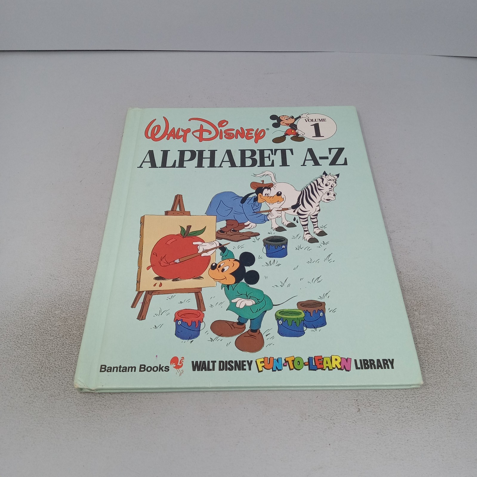 Alphabet A-Z: Walt Disney Fun-to-Learn Library Volume 1 1989 Hardcover
