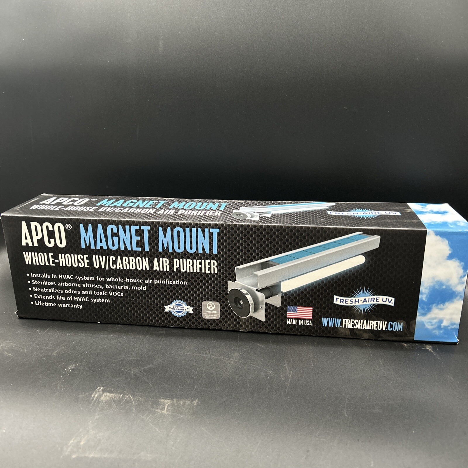 Fresh-Aire TUVAPCOMAG15ER2 APCO Magnetic Mount WholeHouse UV/Carbon Air Purifier