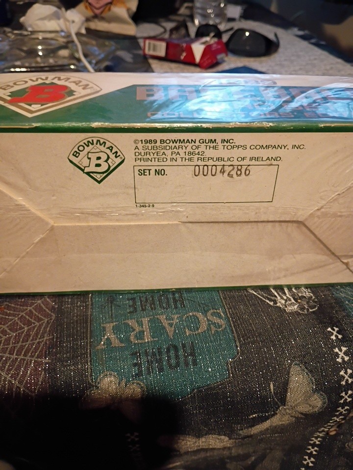 1989 BOWMAN TIFFANY BASEBALL FACTORY SET (484) BBCE CERTIFIED KEN GRIFFEY JR. RC 1989 BOWMAN TIFFANY BASEBALL FACTORY SET (484) BBCE CERTIFIED KEN GRIFFEY JR. RC